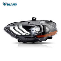 Head Lamp For Ford Mustang 2018-Up Full Led Headlight With Sequential Signal Light
