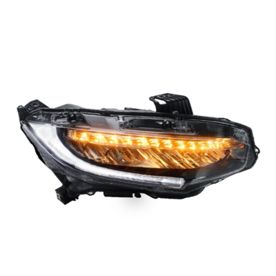 FOR HONDA CIVIC FULL LED 2016-UP HEAD LAMP WITH SEQUENTIAL INDICATOR
